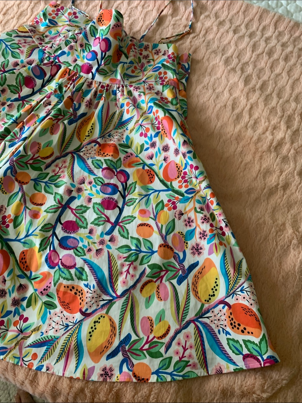 HUTCH BANDEAU TROPICAL ROMBER DRESS MEDIUM NWOT - Picture 7 of 13